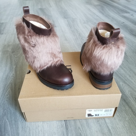 UGG Shoes - UGG Otelia Water-resistant Leather Boot.